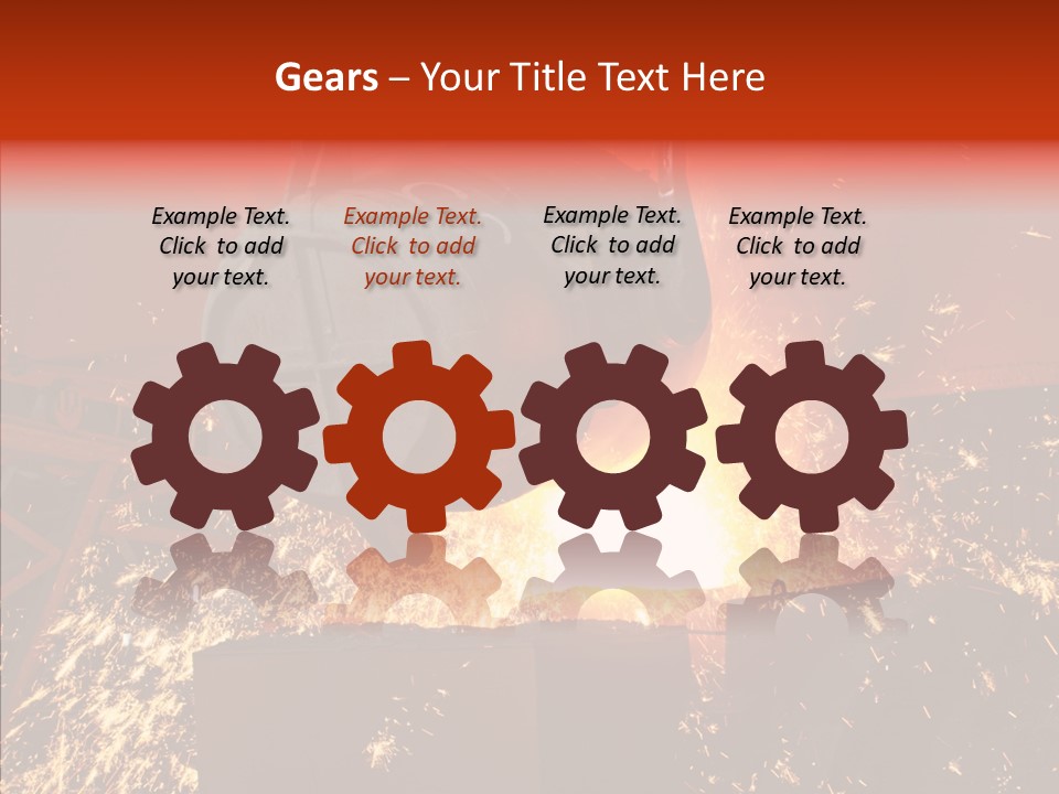 Chikakage Features Blast Furnace PowerPoint Template