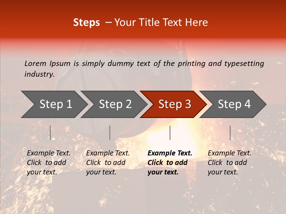 Chikakage Features Blast Furnace PowerPoint Template