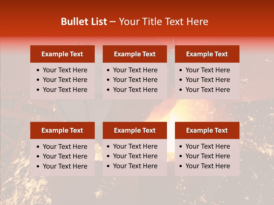 Chikakage Features Blast Furnace PowerPoint Template