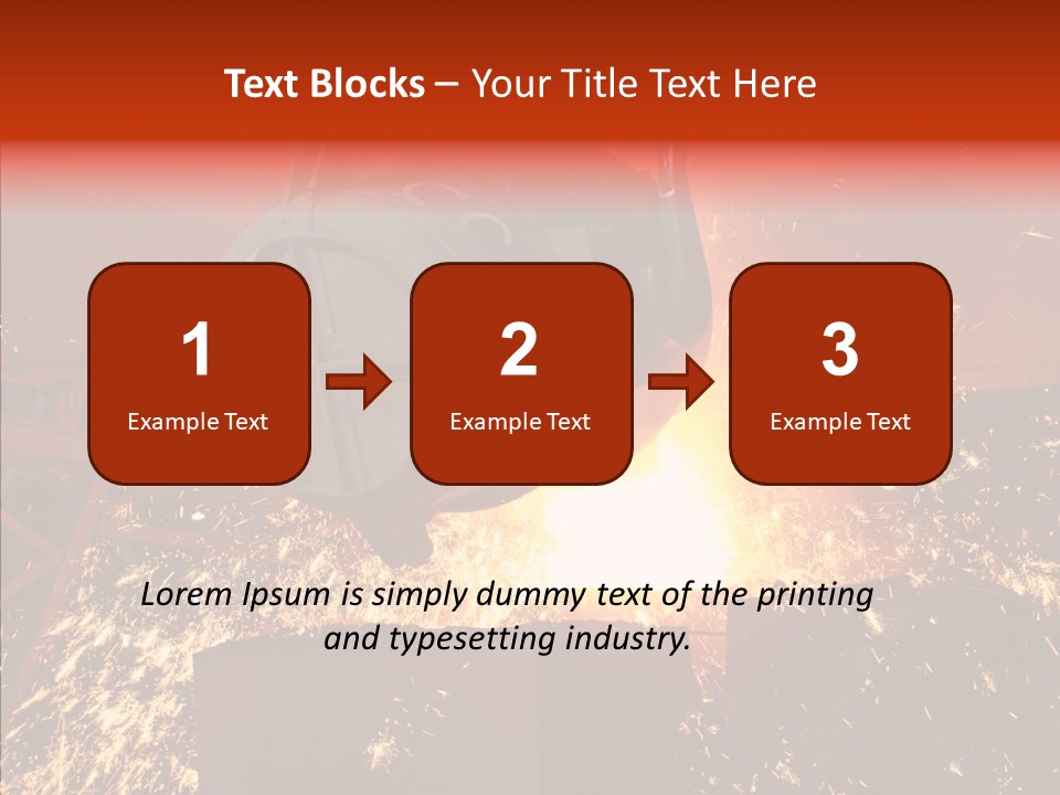 Chikakage Features Blast Furnace PowerPoint Template