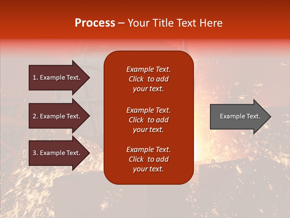 Chikakage Features Blast Furnace PowerPoint Template