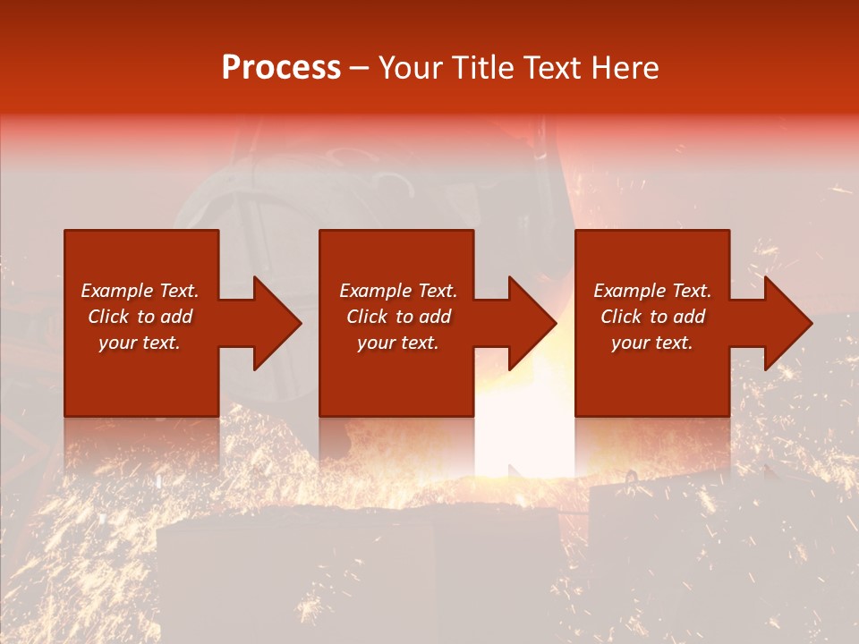 Chikakage Features Blast Furnace PowerPoint Template