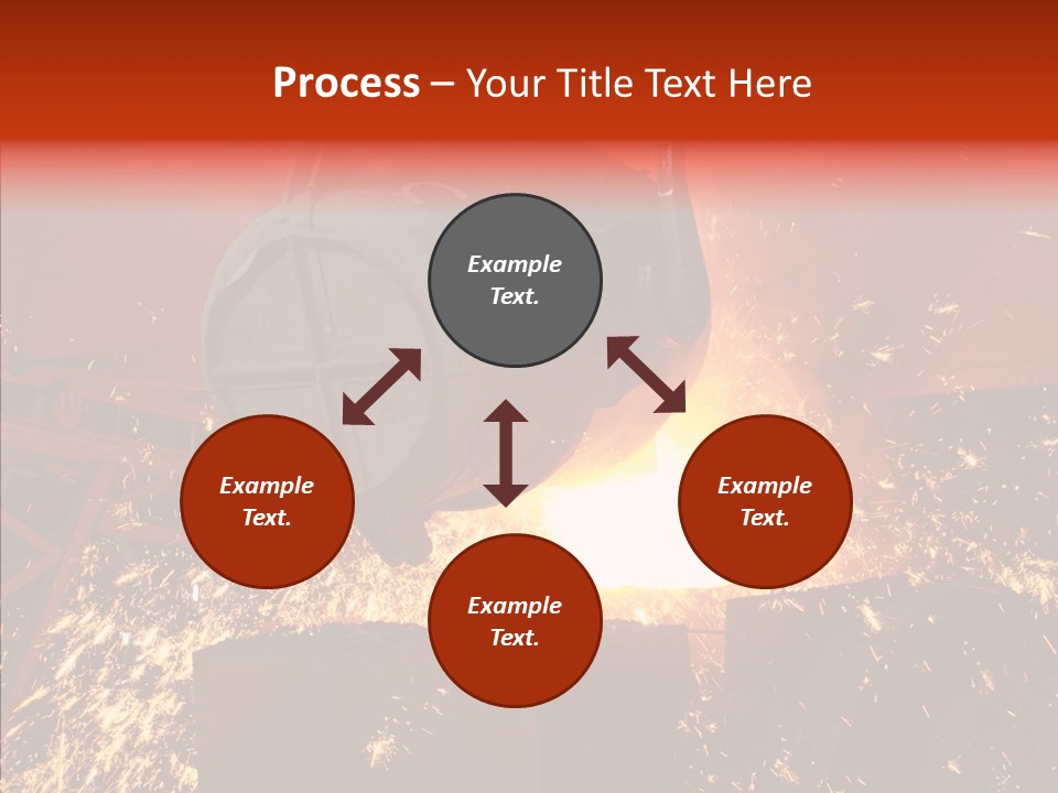 Chikakage Features Blast Furnace PowerPoint Template