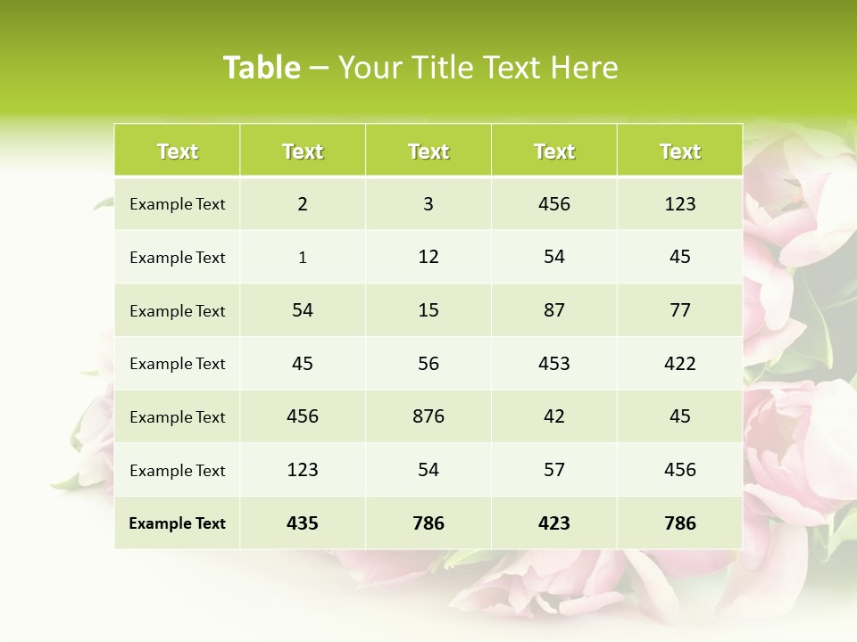 Background Gorgeous White PowerPoint Template