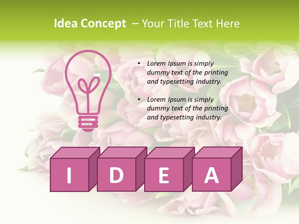 Background Gorgeous White PowerPoint Template