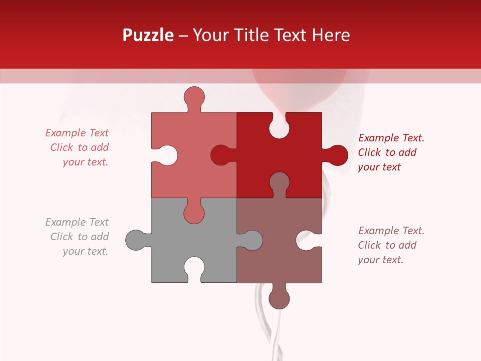 Message Romantic Paper PowerPoint Template