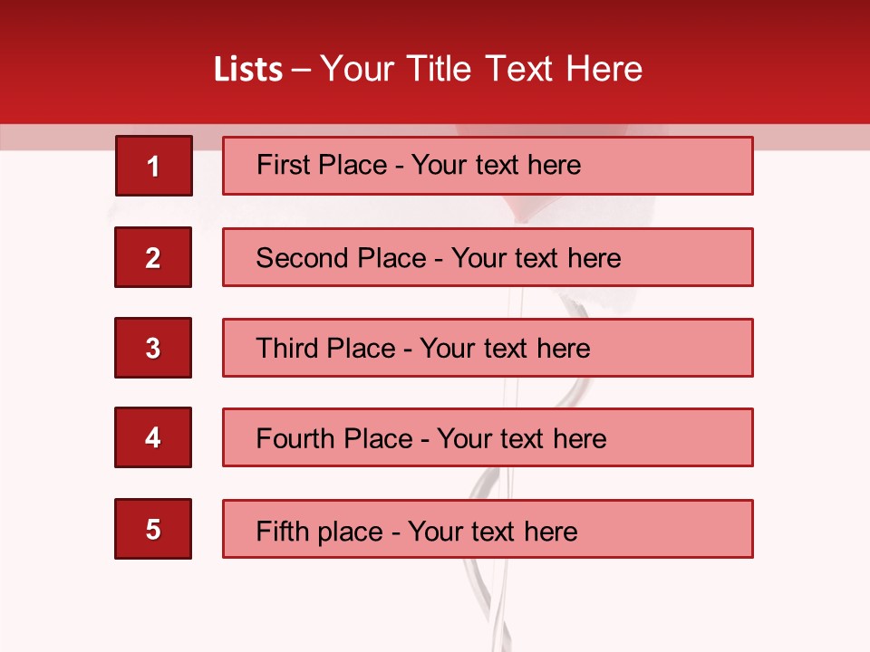 Message Romantic Paper PowerPoint Template