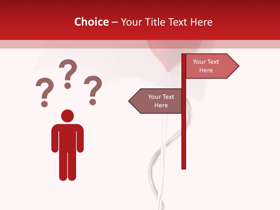 Message Romantic Paper PowerPoint Template