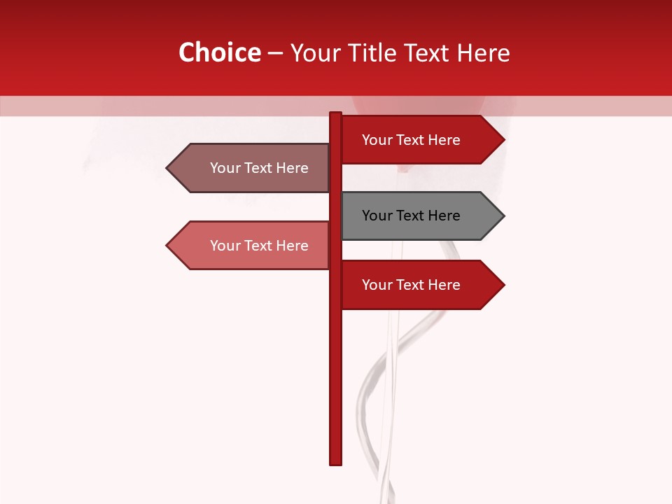 Message Romantic Paper PowerPoint Template