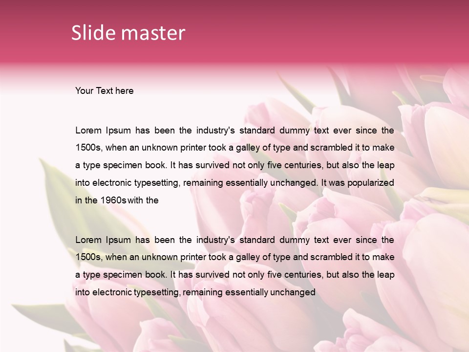 Your Flower Colorful PowerPoint Template