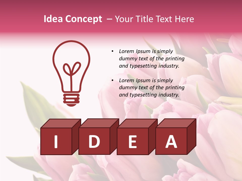 Your Flower Colorful PowerPoint Template