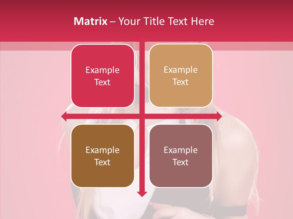 Cool Blond Alluring PowerPoint Template