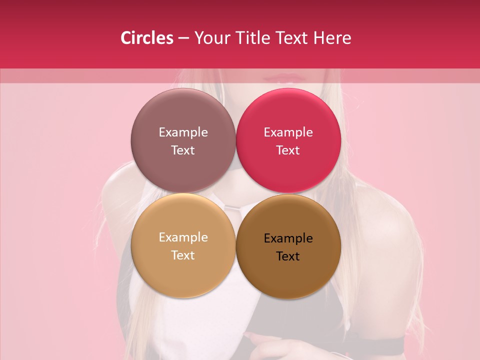 Cool Blond Alluring PowerPoint Template