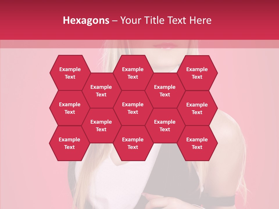 Cool Blond Alluring PowerPoint Template