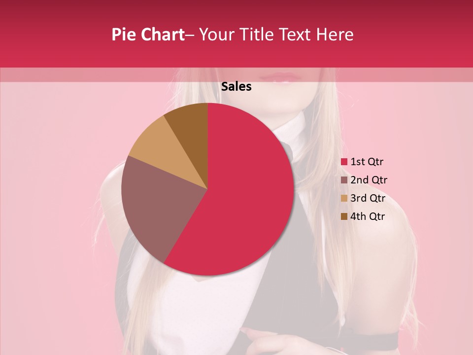 Cool Blond Alluring PowerPoint Template