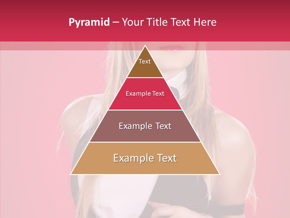 Cool Blond Alluring PowerPoint Template