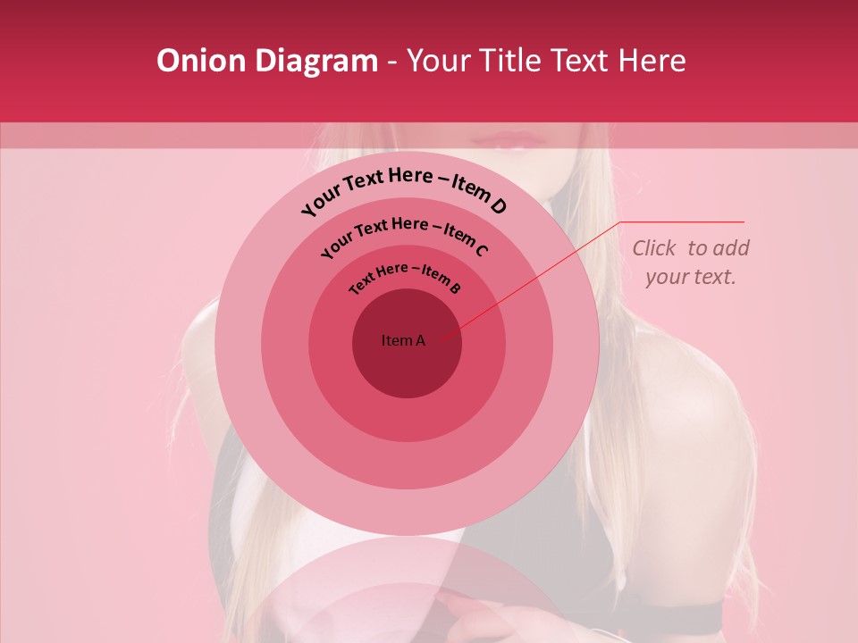 Cool Blond Alluring PowerPoint Template