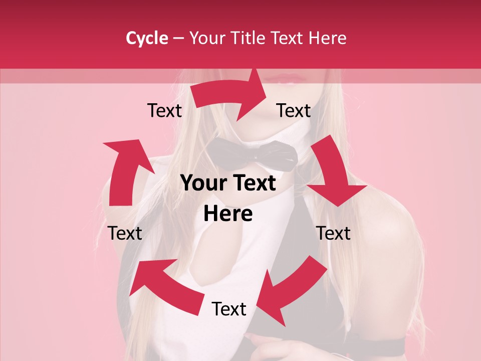 Cool Blond Alluring PowerPoint Template