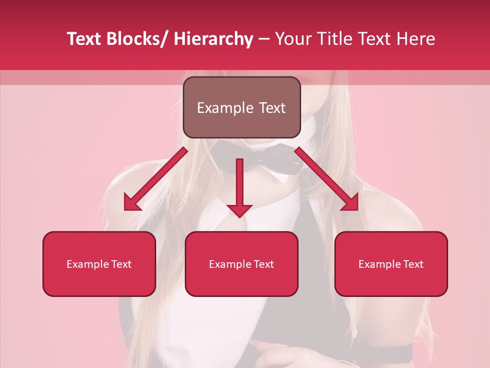 Cool Blond Alluring PowerPoint Template