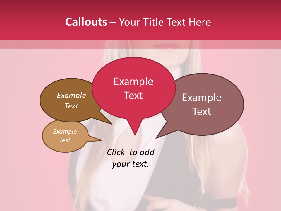 Cool Blond Alluring PowerPoint Template