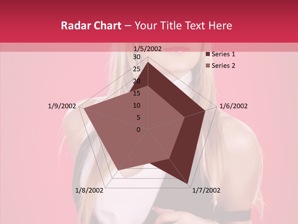 Cool Blond Alluring PowerPoint Template