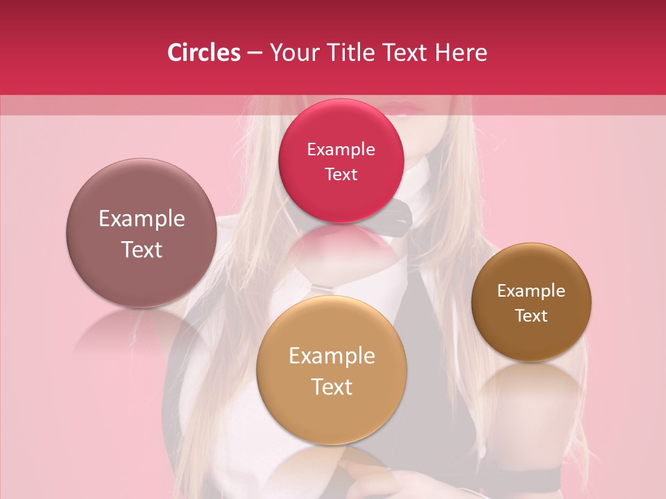 Cool Blond Alluring PowerPoint Template