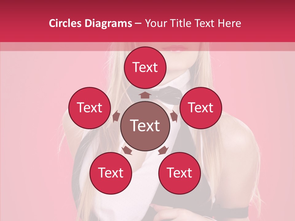 Cool Blond Alluring PowerPoint Template