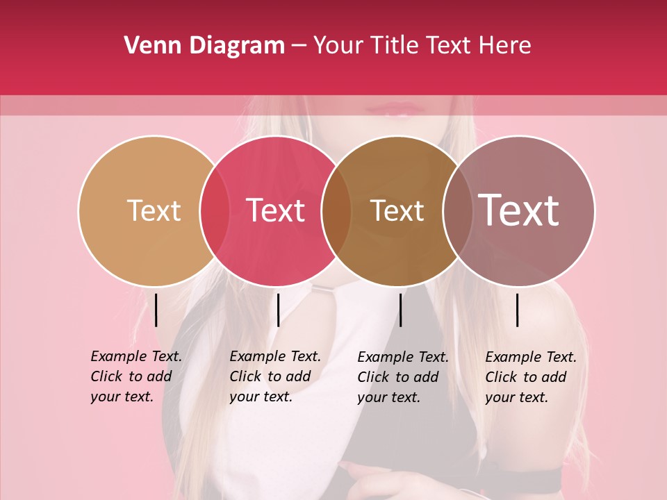 Cool Blond Alluring PowerPoint Template