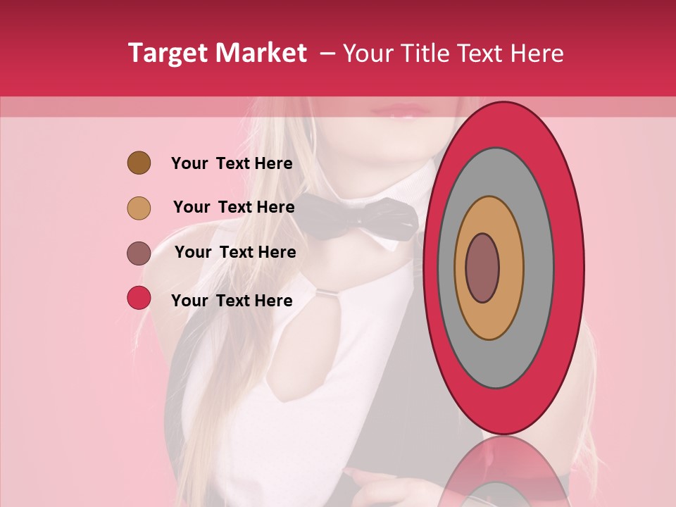 Cool Blond Alluring PowerPoint Template