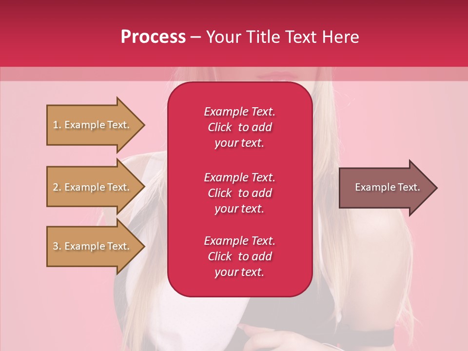 Cool Blond Alluring PowerPoint Template