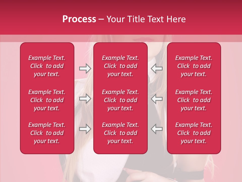 Cool Blond Alluring PowerPoint Template