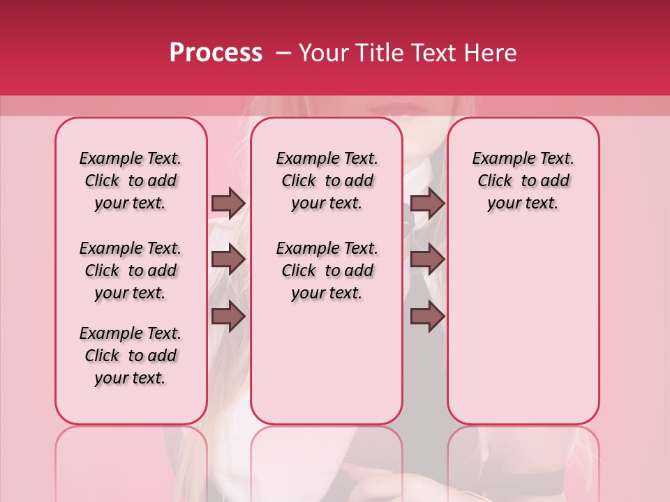 Cool Blond Alluring PowerPoint Template