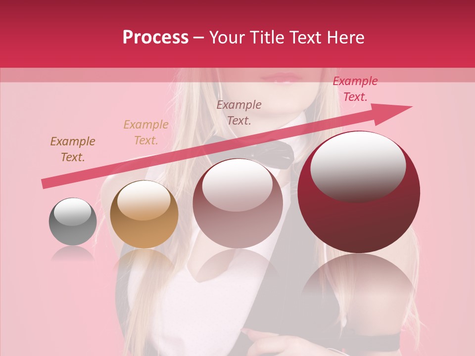 Cool Blond Alluring PowerPoint Template