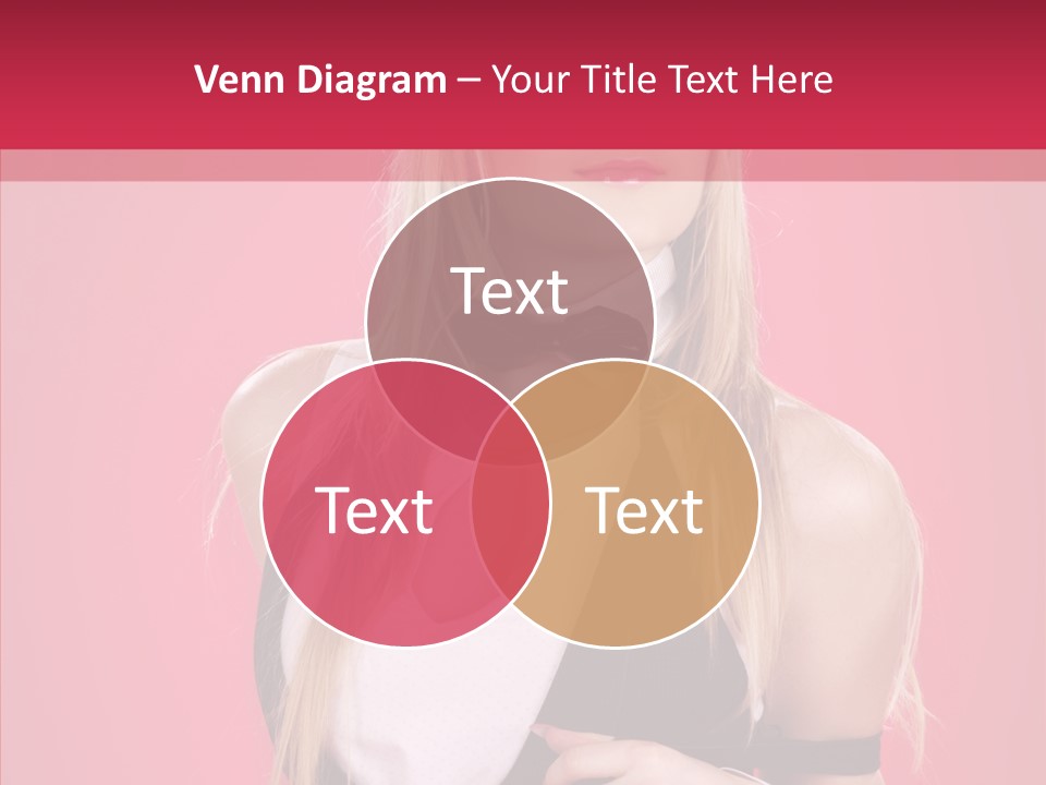 Cool Blond Alluring PowerPoint Template