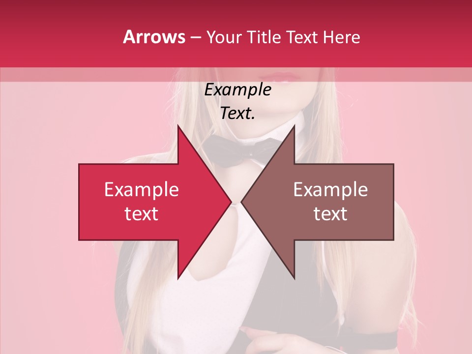 Cool Blond Alluring PowerPoint Template