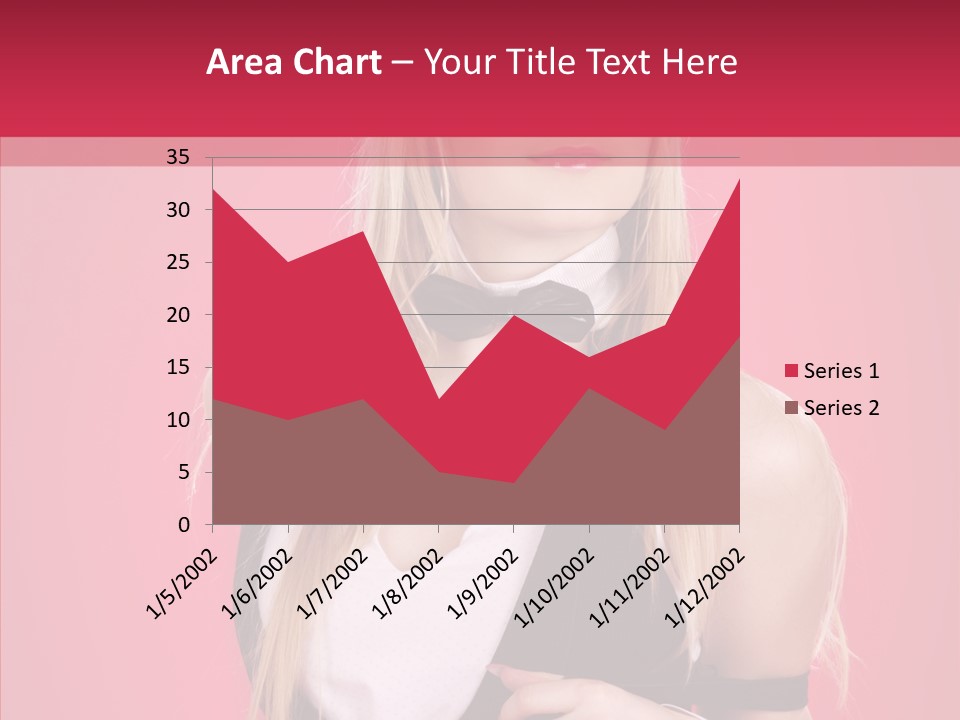 Cool Blond Alluring PowerPoint Template