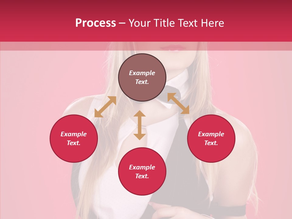 Cool Blond Alluring PowerPoint Template