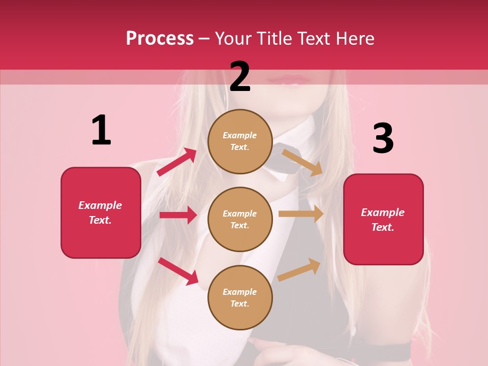 Cool Blond Alluring PowerPoint Template