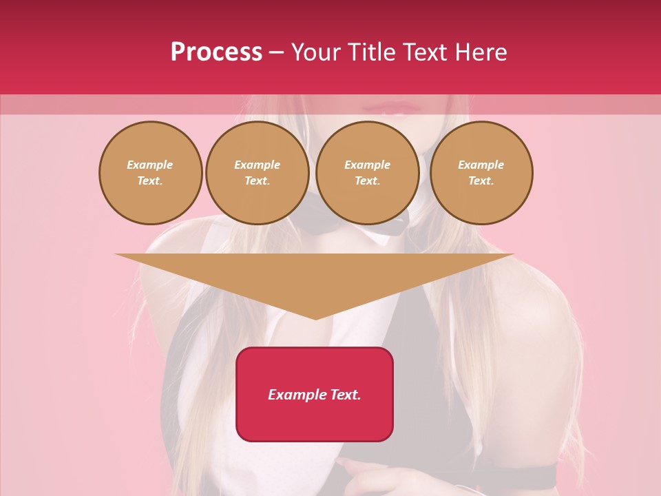 Cool Blond Alluring PowerPoint Template