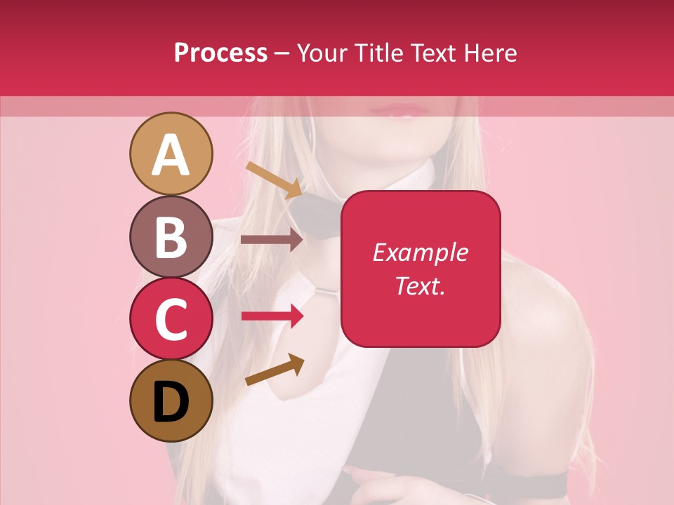 Cool Blond Alluring PowerPoint Template