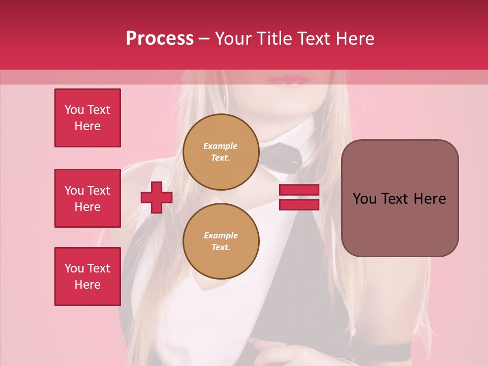 Cool Blond Alluring PowerPoint Template