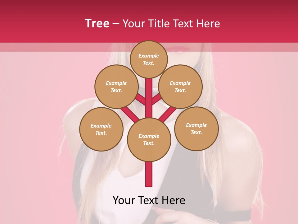 Cool Blond Alluring PowerPoint Template