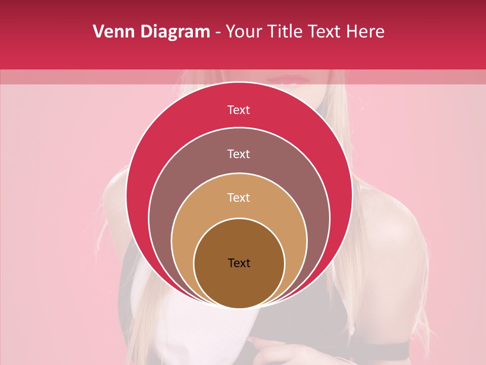 Cool Blond Alluring PowerPoint Template