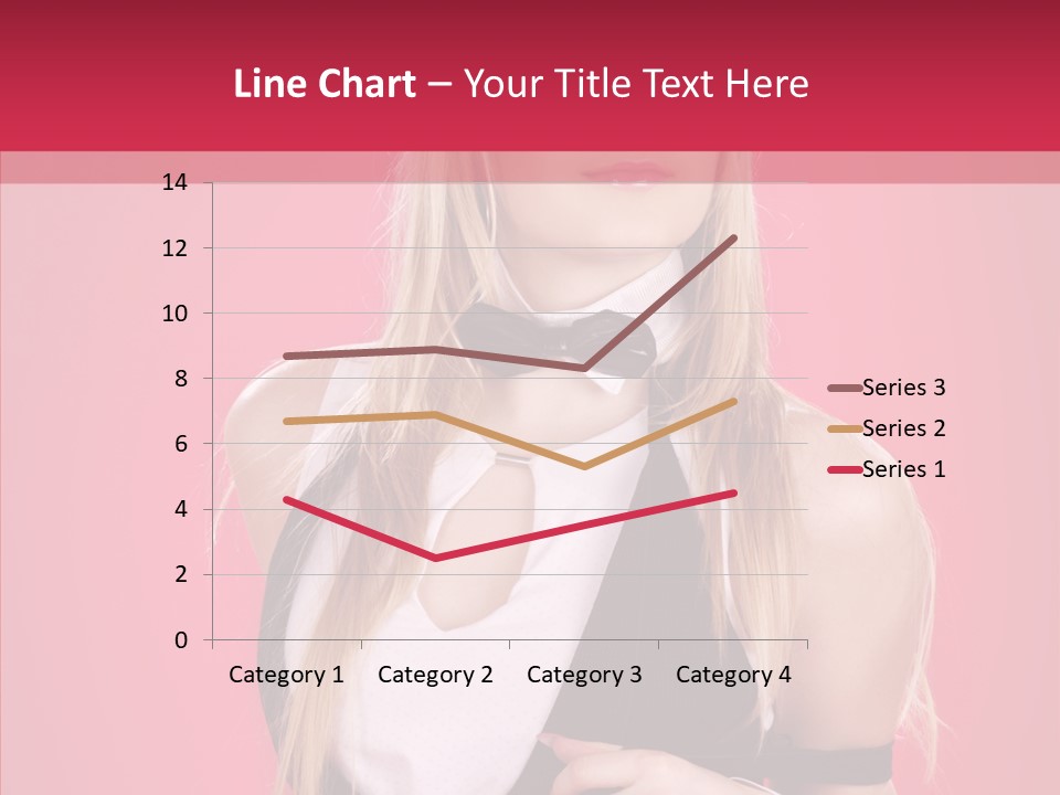 Cool Blond Alluring PowerPoint Template