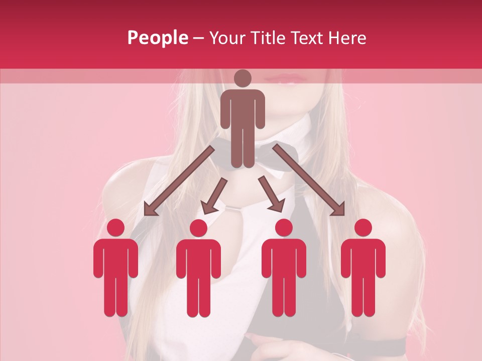 Cool Blond Alluring PowerPoint Template