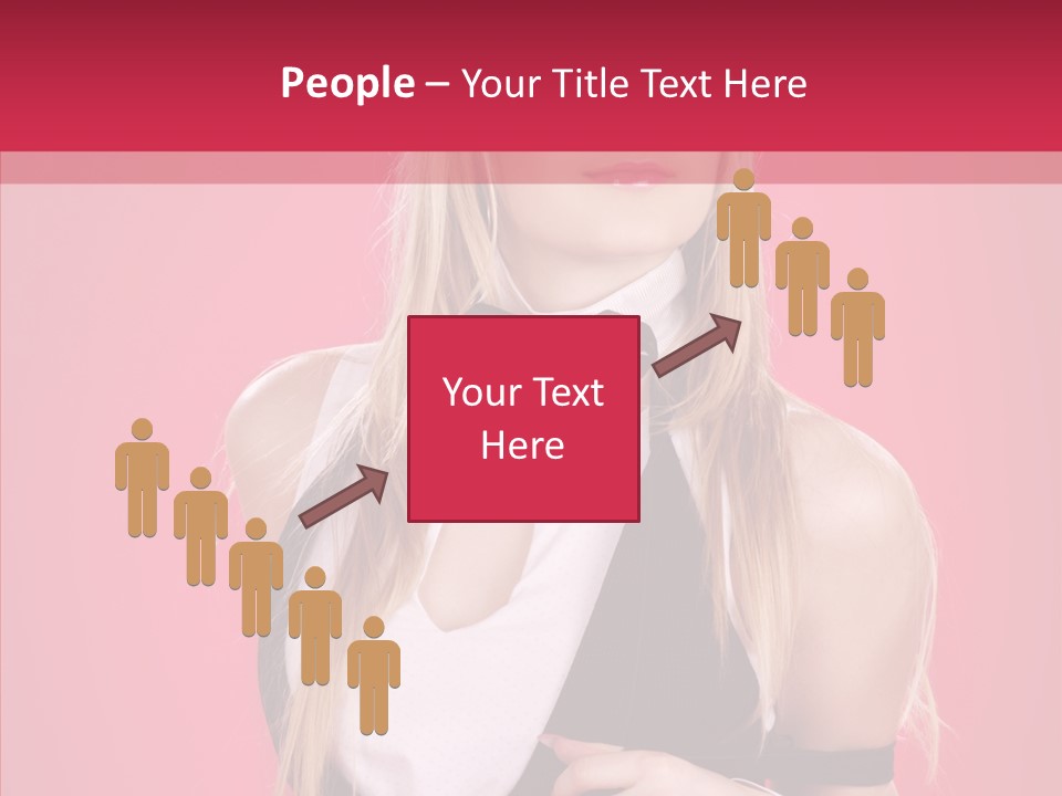 Cool Blond Alluring PowerPoint Template