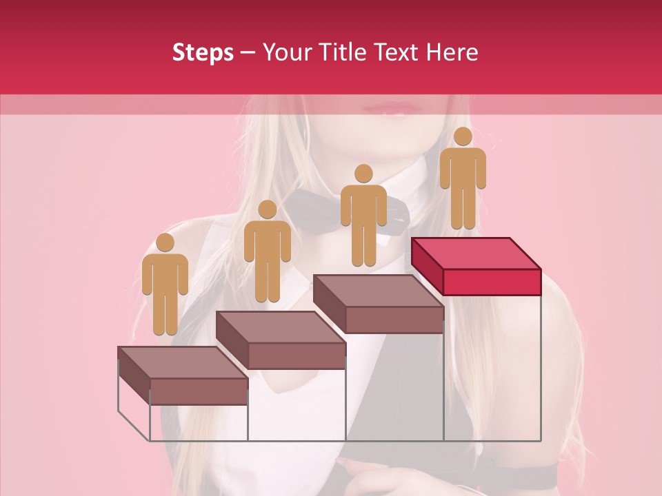 Cool Blond Alluring PowerPoint Template