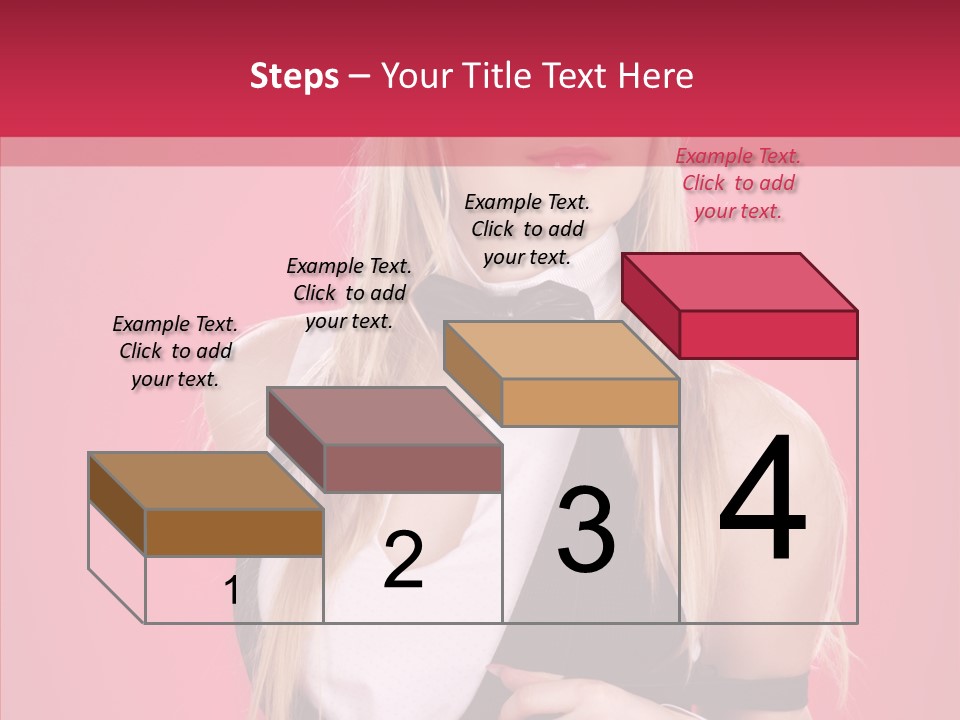 Cool Blond Alluring PowerPoint Template
