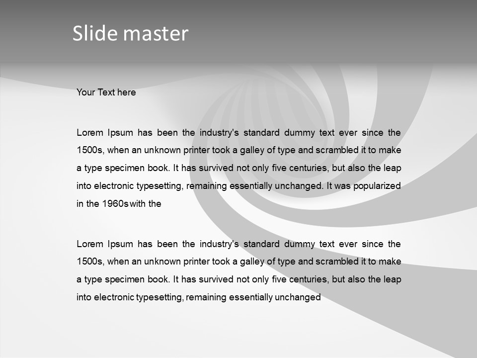 Spring Empty Form PowerPoint Template