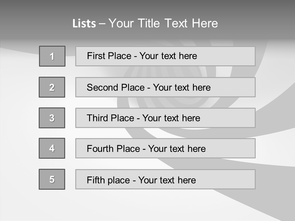 Spring Empty Form PowerPoint Template